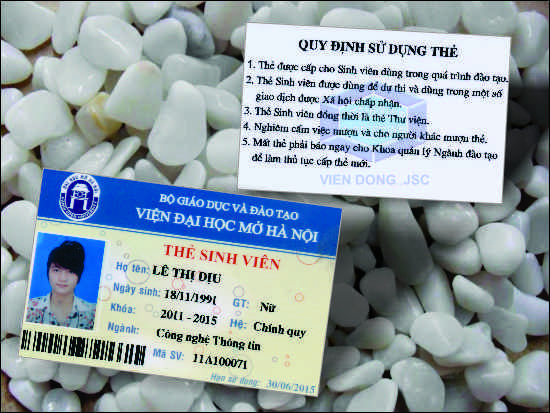 In thẻ sinh viên giá hấp dẫn tại Hà Nội | IN THẺ NHỰA CHỮ NỔI  | In the, in the nhua, in the nhan vien, in the nhan vien, in the gia re tai Ha Noi