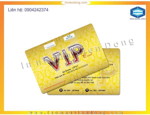 Làm thẻ vip giá rẻ ở Hà Nội- ĐT 0904242374
